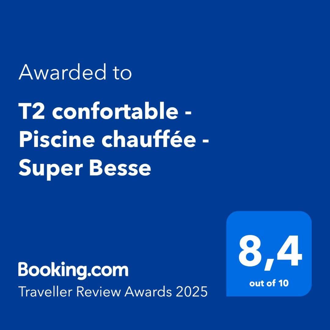 T2 Confortable - Piscine Chauffee - Super Besse Eksteriør billede